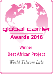 Global Carrier Awards - Best African Project - World Telecom labs